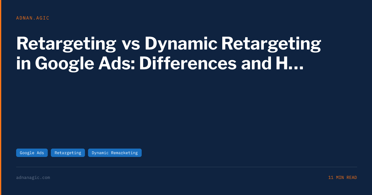 Dynamic Retargeting Example Retargeting vs Dynamic Retargeting in Google Ads: Differences and How ...